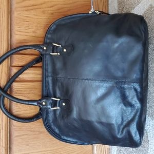 EUC!  Guia's large SOFT leather purse made in ITaly black